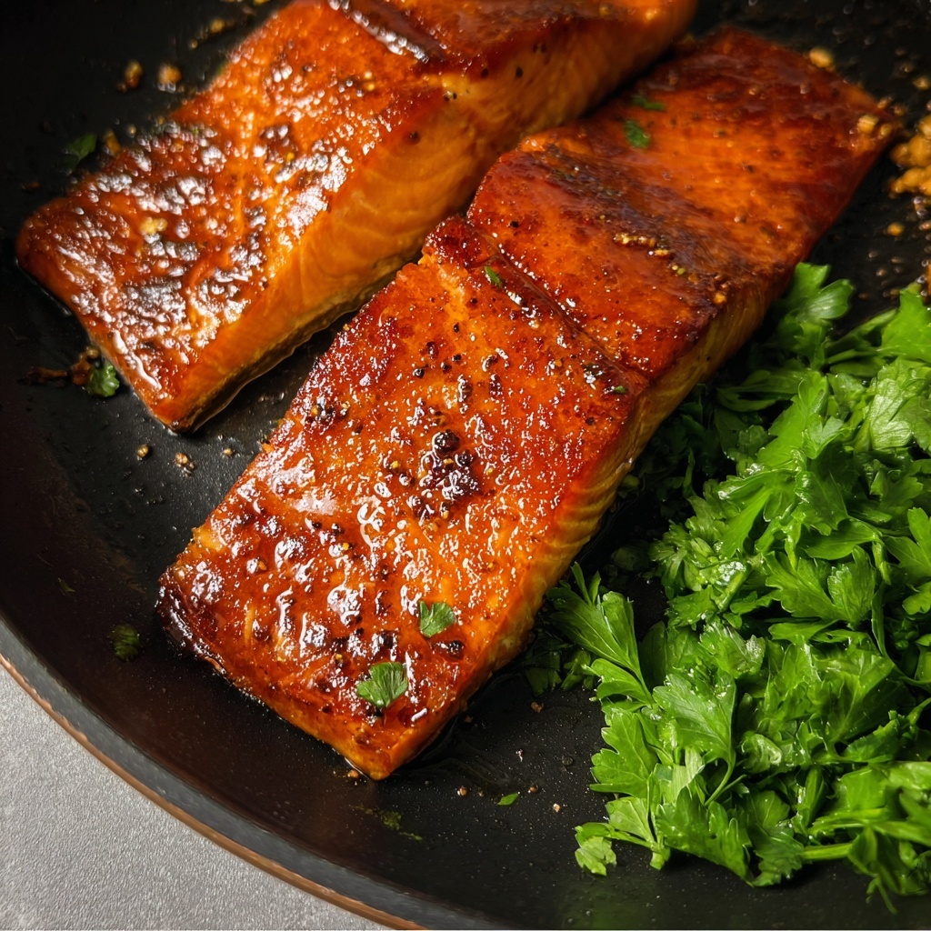 Honey Glazed Salmon Recipe - Recipe Image