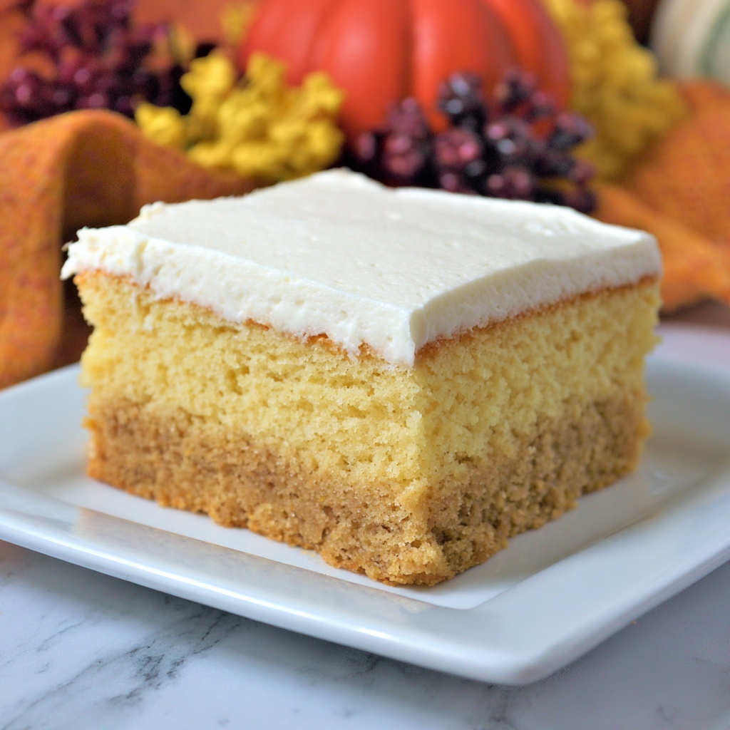 Pumpkin Magic Cake Recipe - Recipe Image