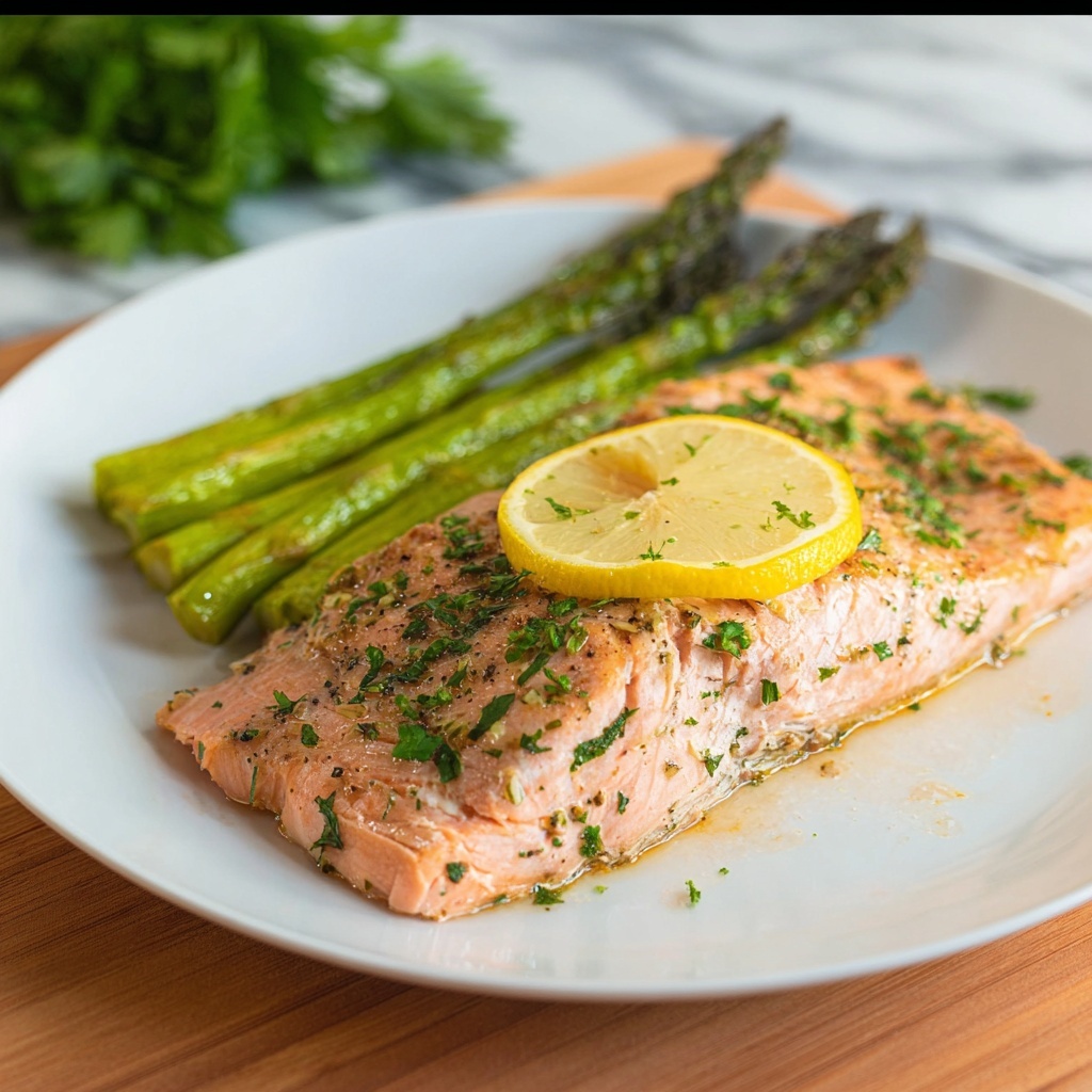 Oven Baked Salmon Recipe - Recipe Image