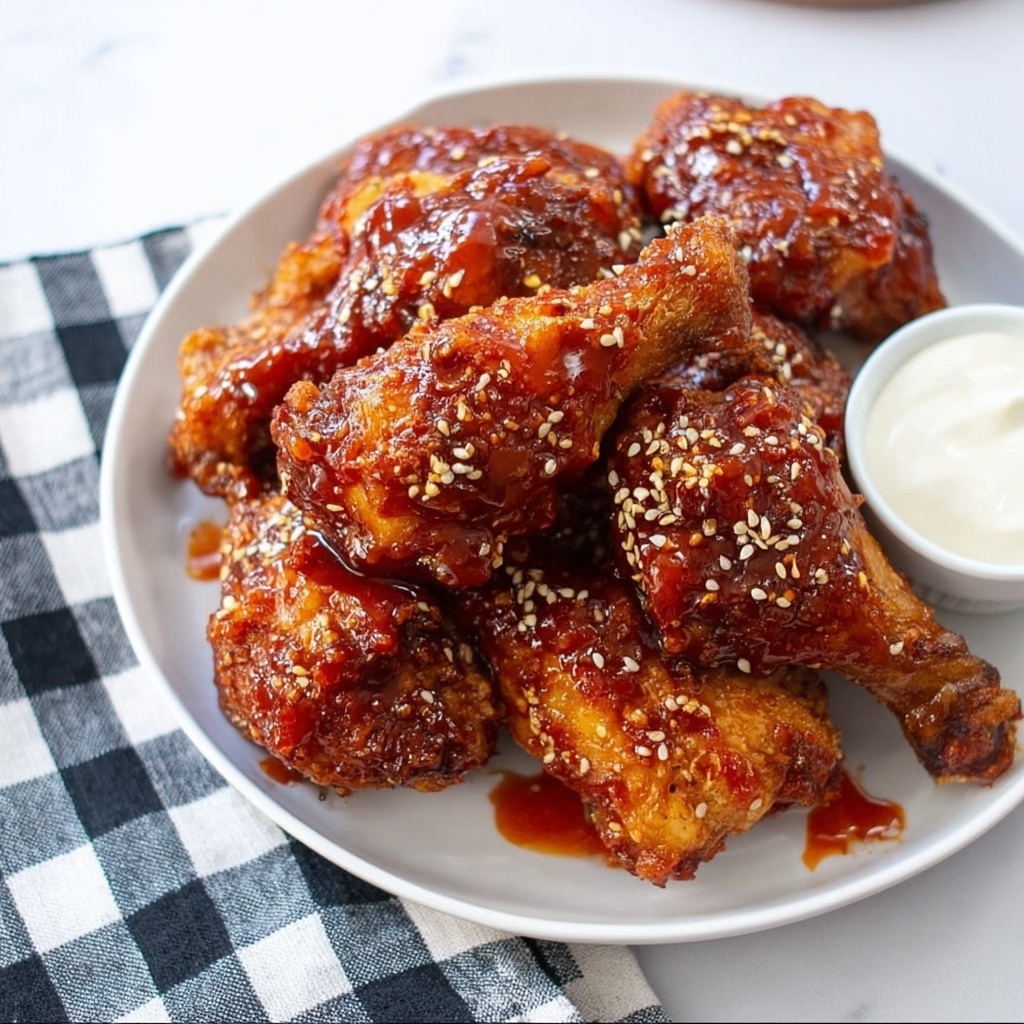Coca Cola Air Fryer Wings Recipe - Recipe Image