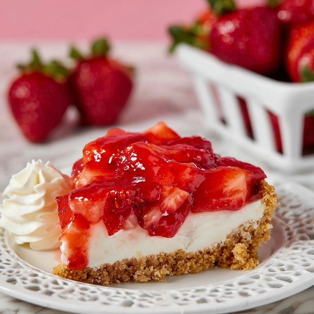 Strawberry Cream Cheese Pie Recipe - Recipe Image