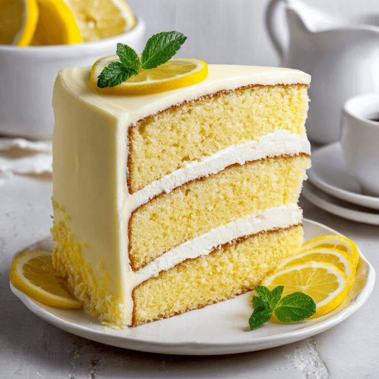 Lemon Chiffon Cake Recipe