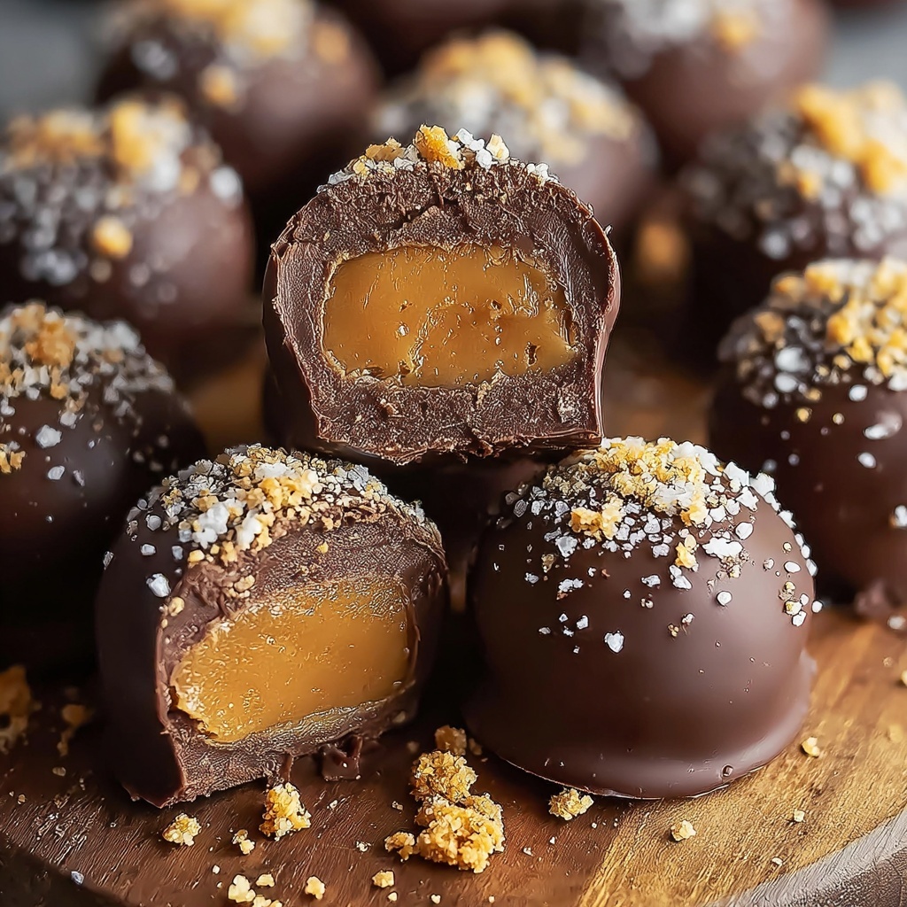 Irresistibly Smooth Salted Caramel Truffles to Savor Recipe - Recipe Image