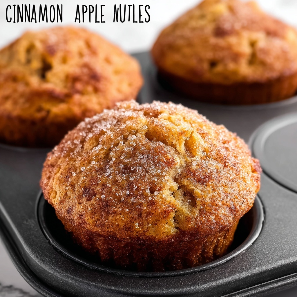 Cinnamon Stuffed Apple Muffins Recipe - Recipe Image