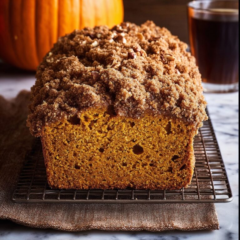Pecan Streusel Pumpkin Bread Recipe