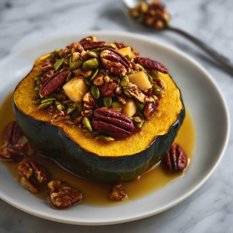 Cranberry Apple Stuffed Acorn Squash Recipe
