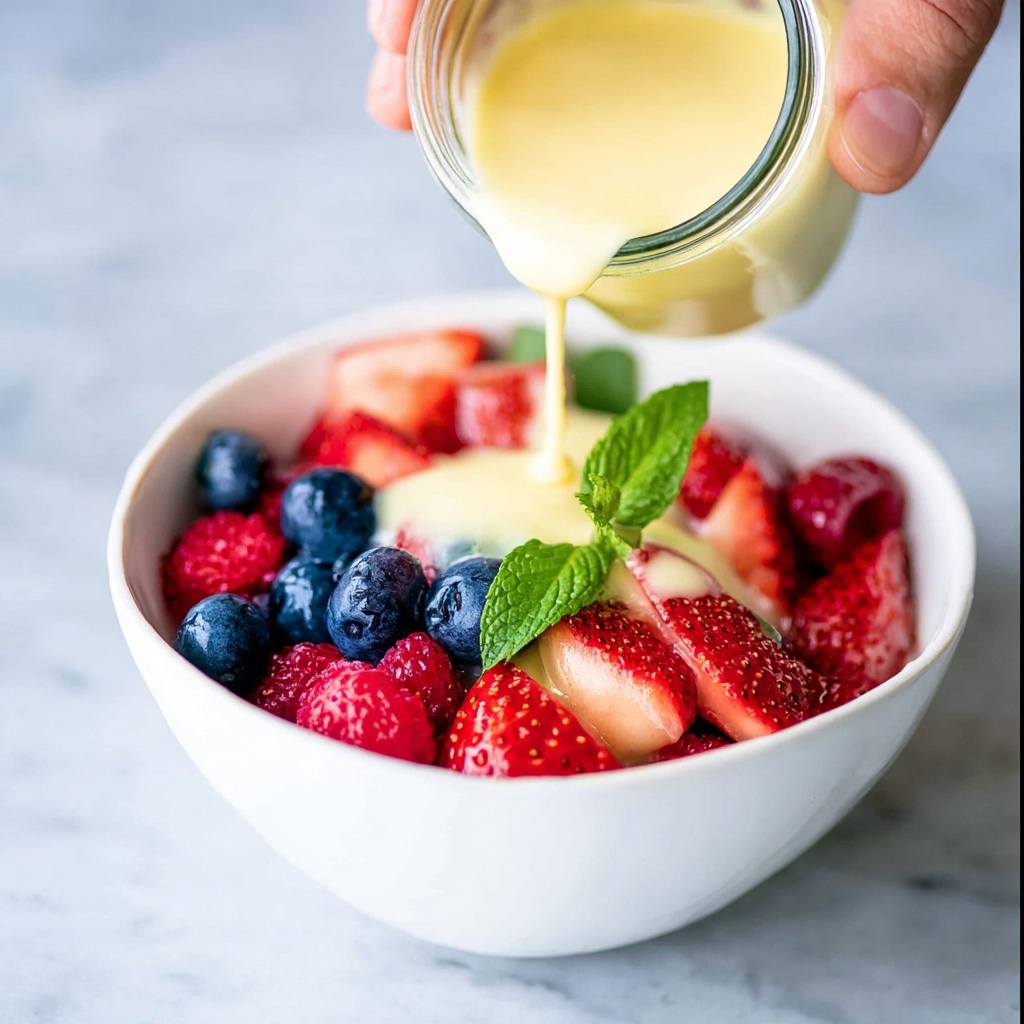 Creamy Fruit Salad Dressing Recipe - Recipe Image