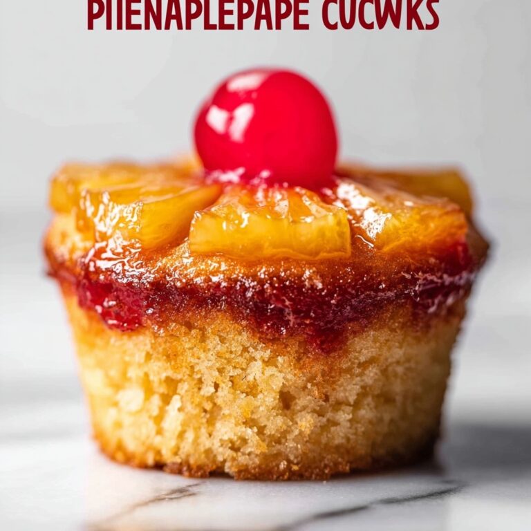 Homemade Pineapple Upside Down Cupcakes Recipe