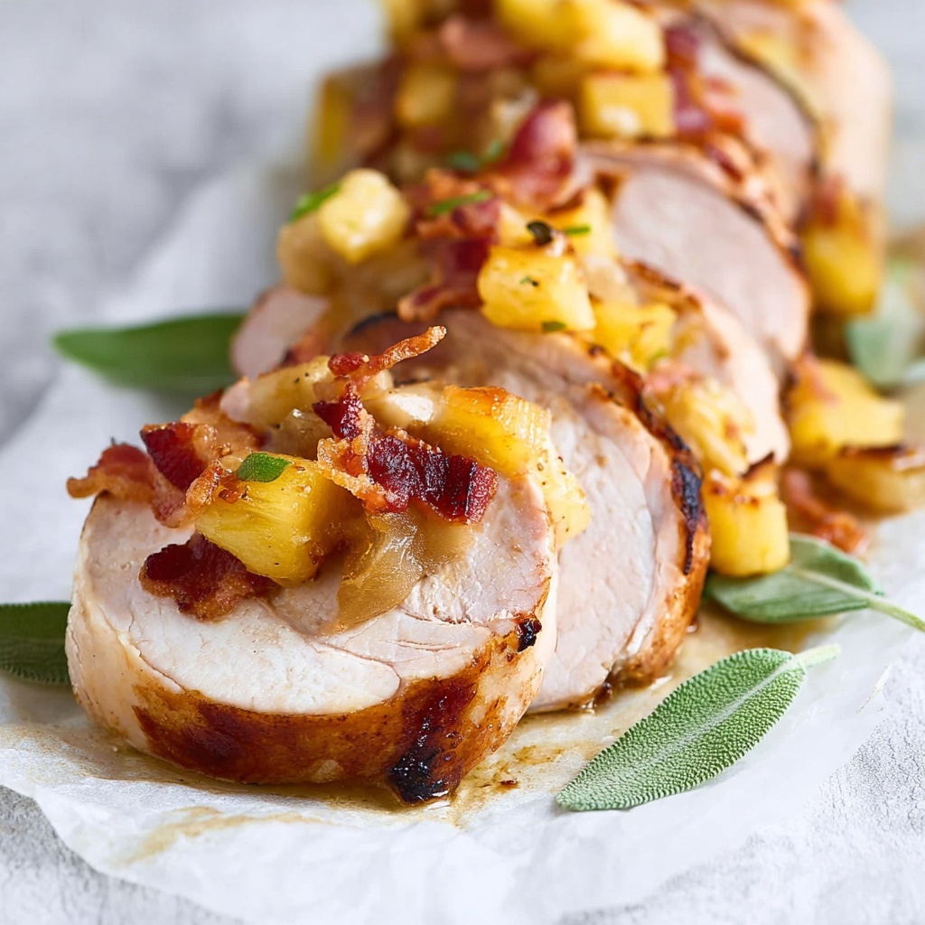 Pork Tenderloin with Apples and Bacon Recipe - Recipe Image
