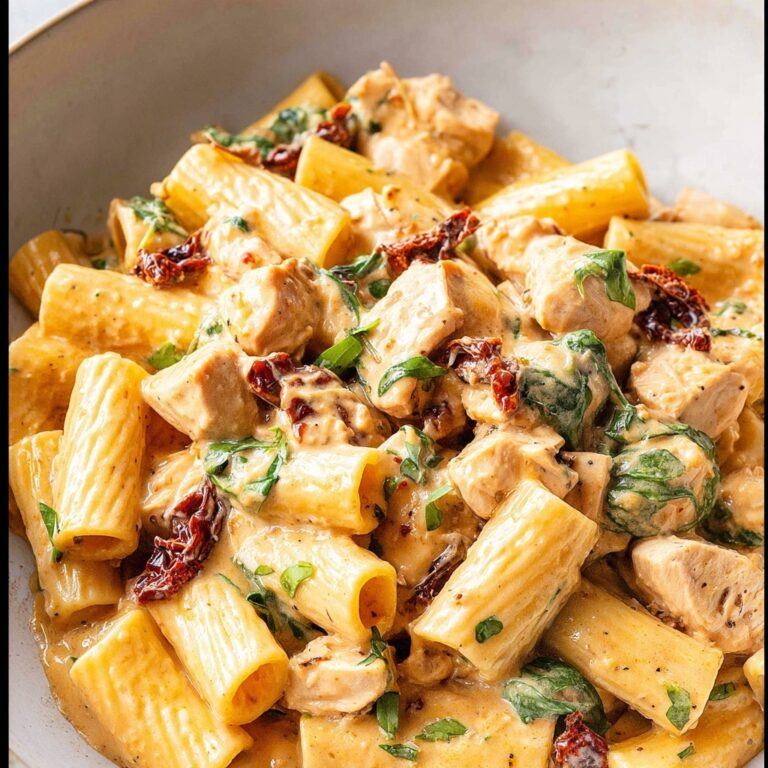 Creamy Sun-Dried Tomato Chicken Pasta Recipe