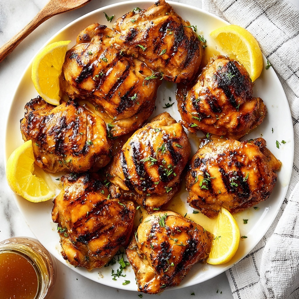 Grilled Chicken Thighs with Sweet and Tangy Marinade Recipe - Recipe Image
