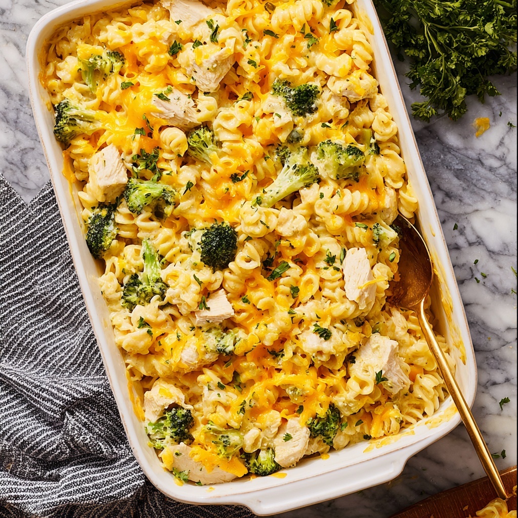Chicken Broccoli Pasta Casserole Recipe - Recipe Image