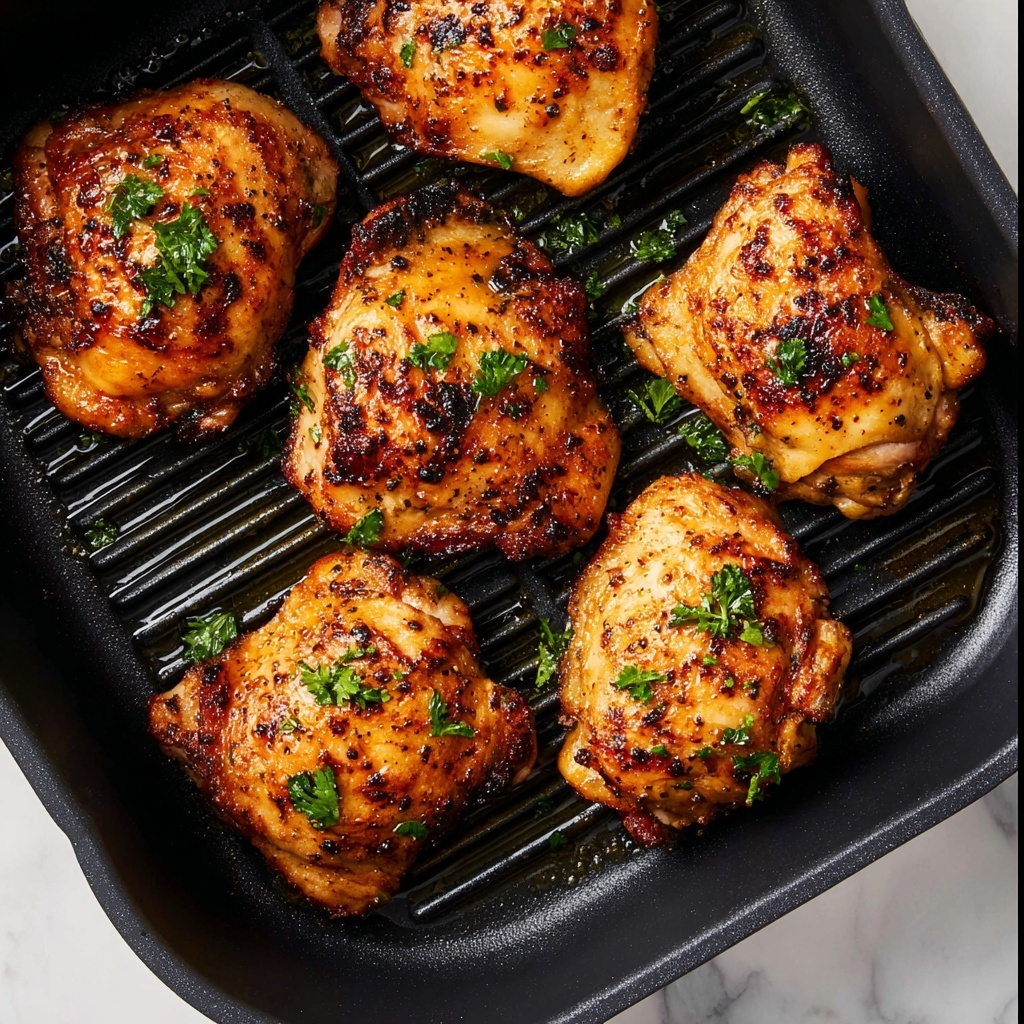 Air Fryer Boneless Chicken Thighs Recipe - Recipe Image