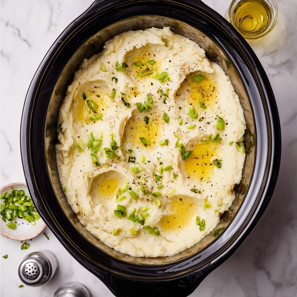 Slow Cooker Mashed Potatoes Recipe - Recipe Image