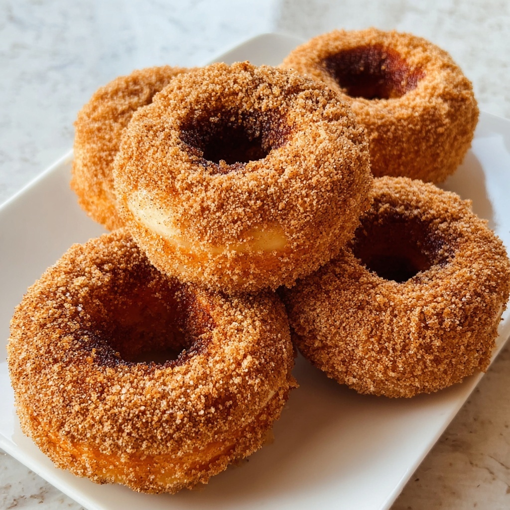 Baked Cinnamon Crumb Donuts Recipe - Recipe Image