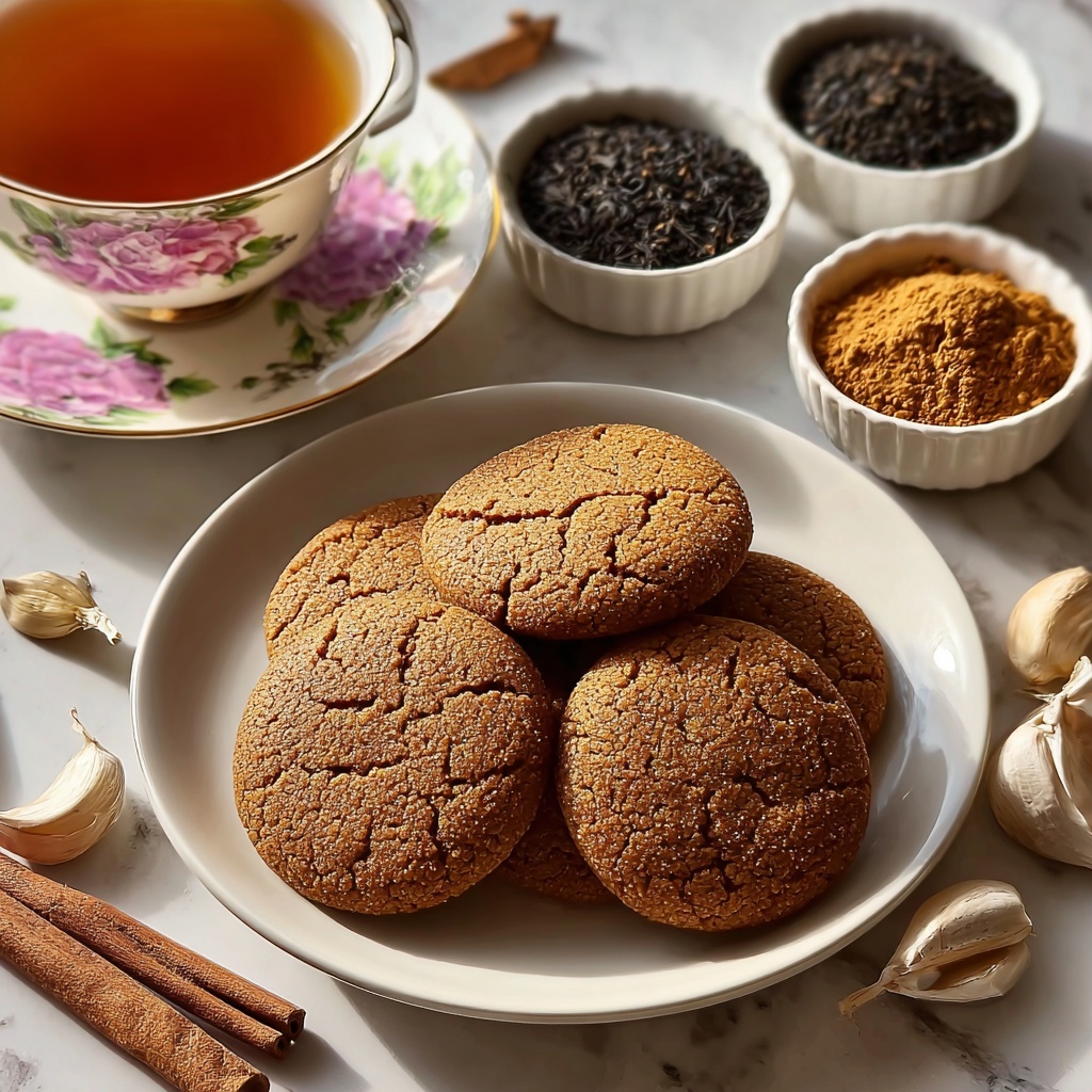 Spiced Baked Chai Tea Cookies Recipe - Recipe Image
