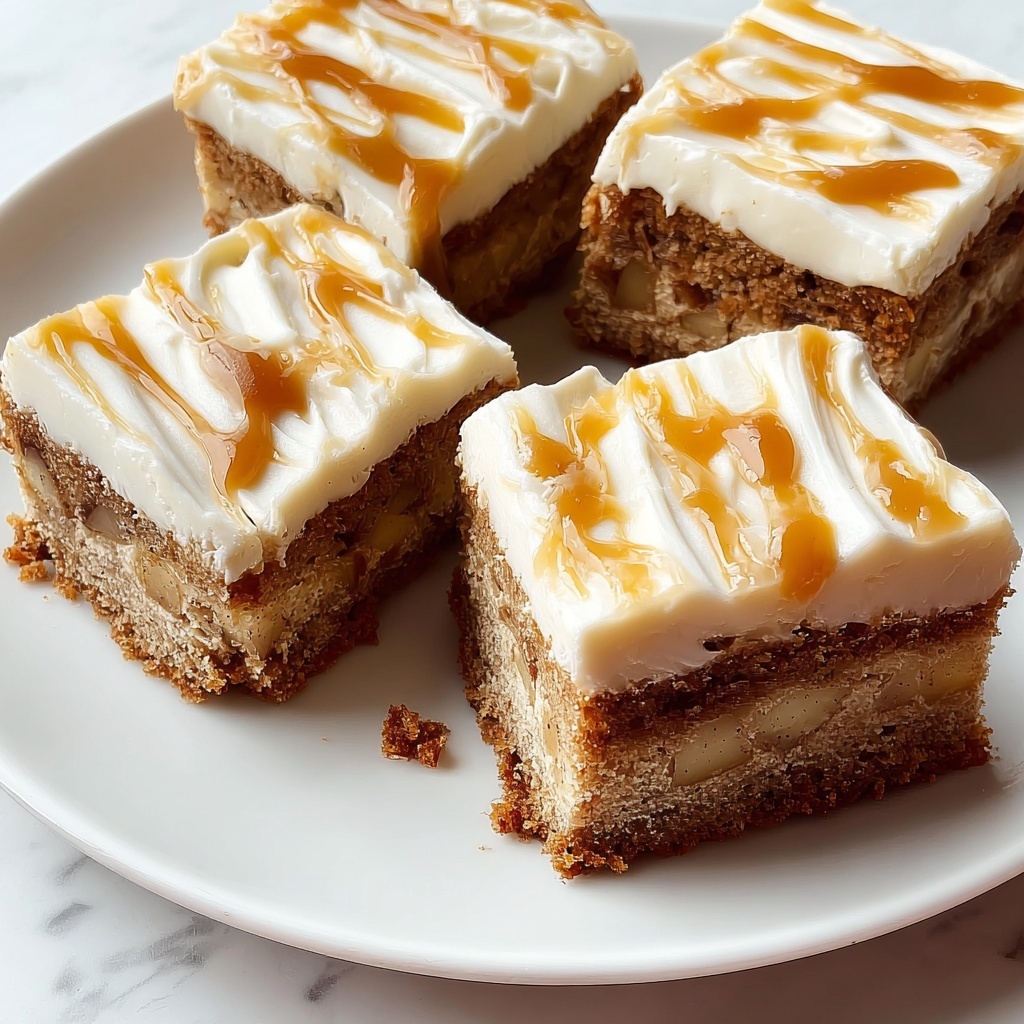 Apple Cinnamon Blondies with Maple Cream Cheese Frosting Recipe - Recipe Image