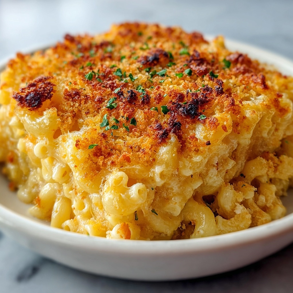 Baked Mac and Cheese with a Crunch Recipe - Recipe Image