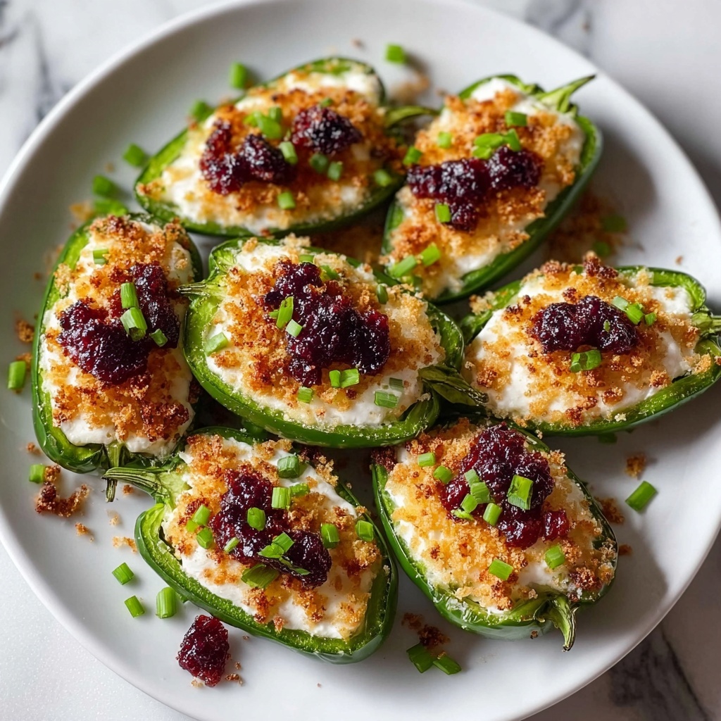 Cranberry Brie Jalapeño Poppers Recipe - Recipe Image