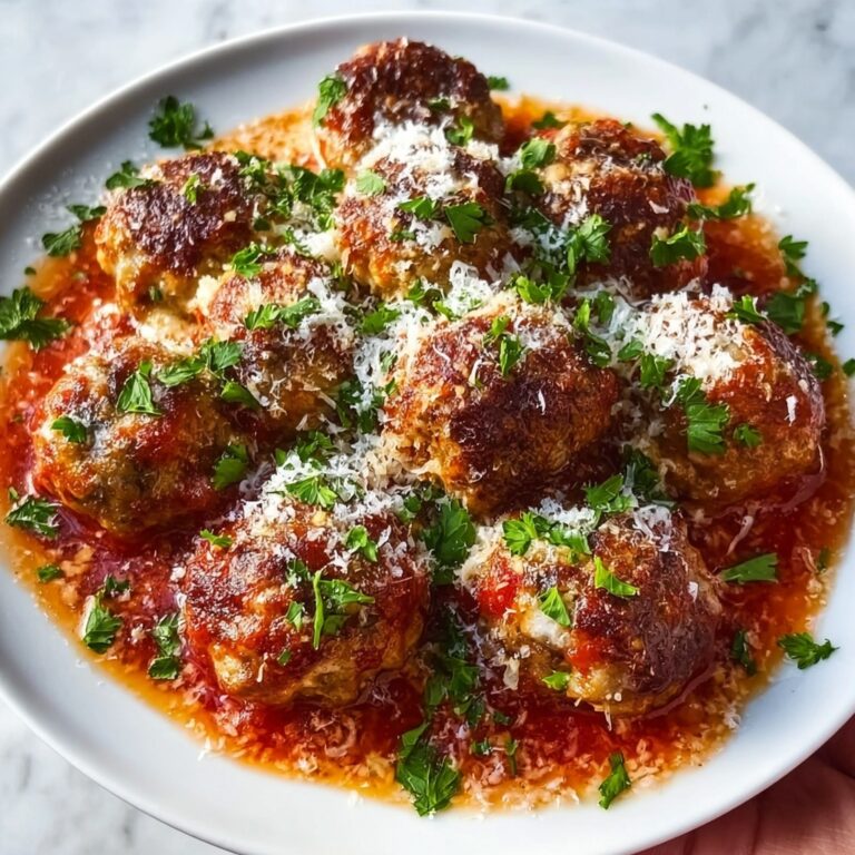 Slow Cooker Chicken Parmesan Meatballs Recipe