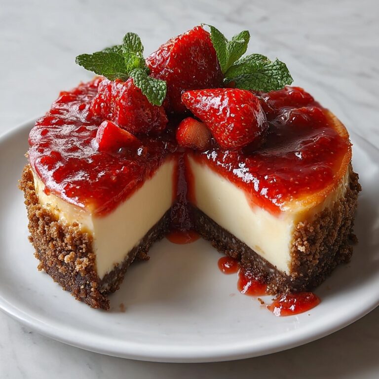 Strawberry Crumble Cheesecake Recipe