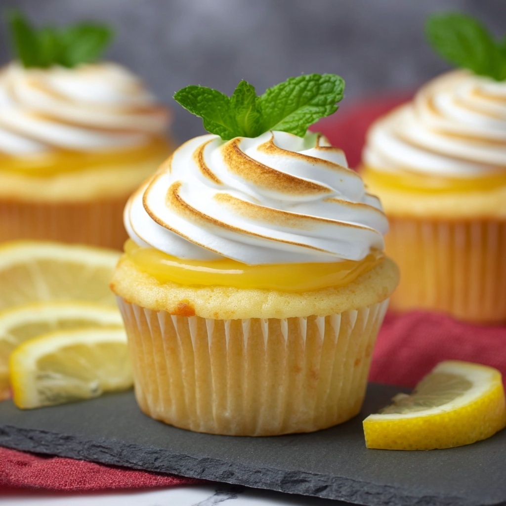 Lemon Meringue Cupcakes Recipe - Recipe Image