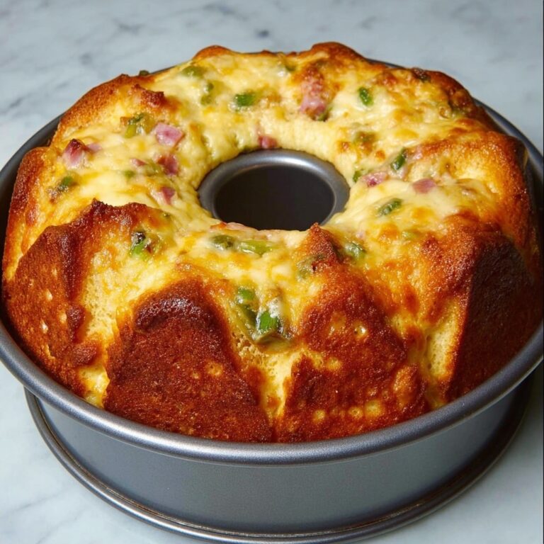 Savory Breakfast Bundt Cake Recipe