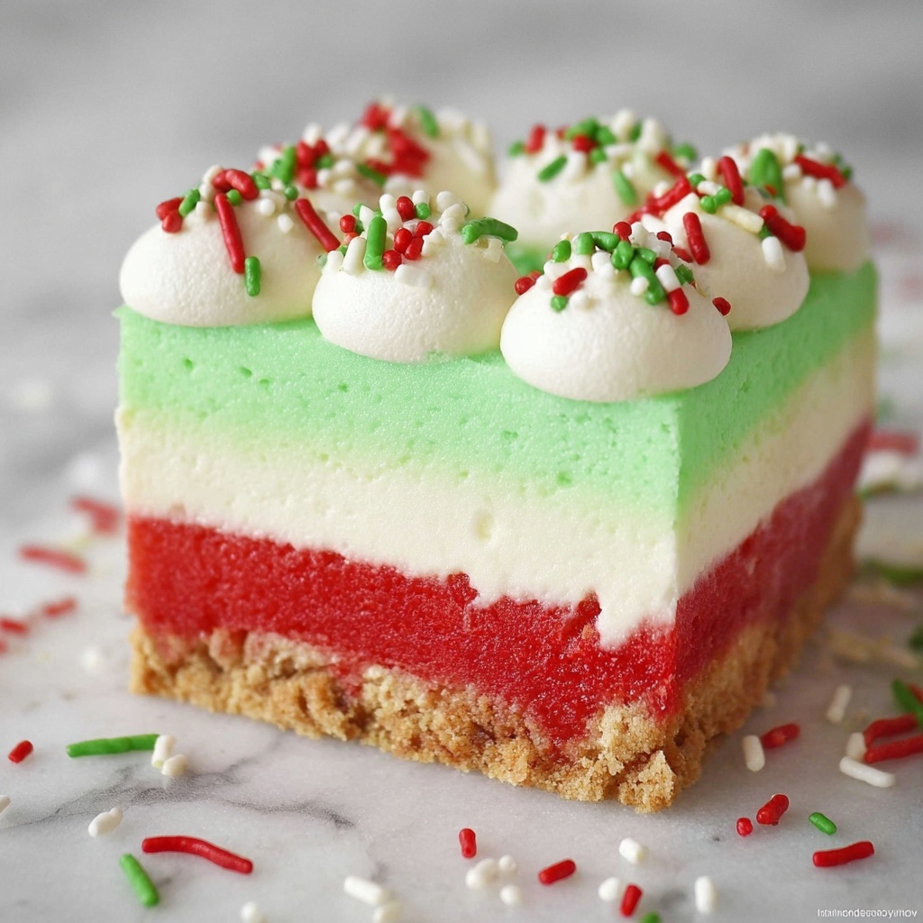No-Bake Christmas Cheesecake Recipe - Recipe Image