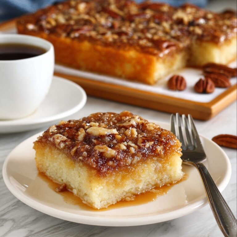 Upside Down Pecan Cake Recipe