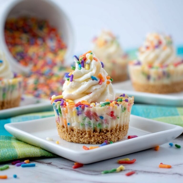 Mini Funfetti Cheesecake Recipe