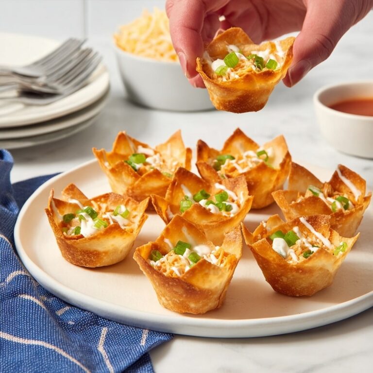 Buffalo Chicken Wontons Recipe