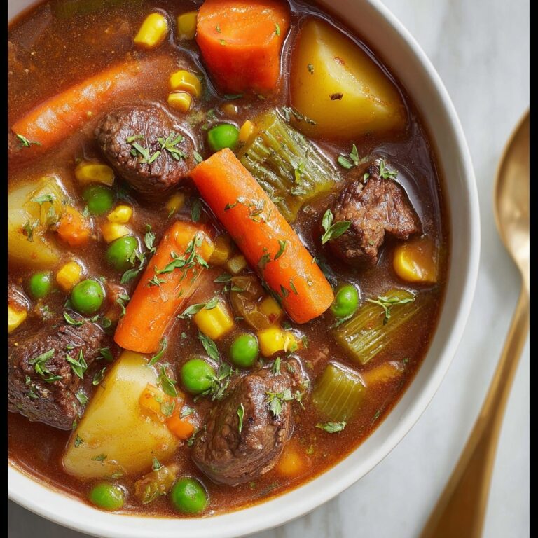 Vegetable Beef Soup Recipe