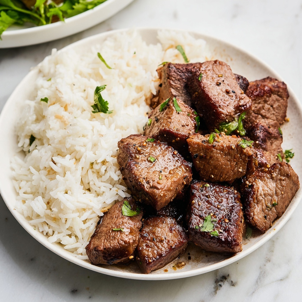 Air Fryer Steak Bites Recipe - Recipe Image