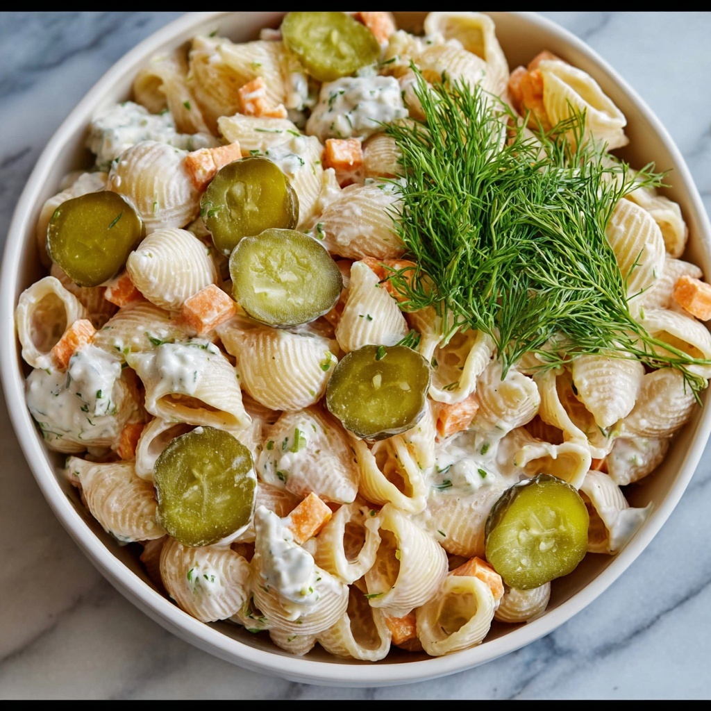 Dill Pickle Pasta Salad Recipe - Recipe Image