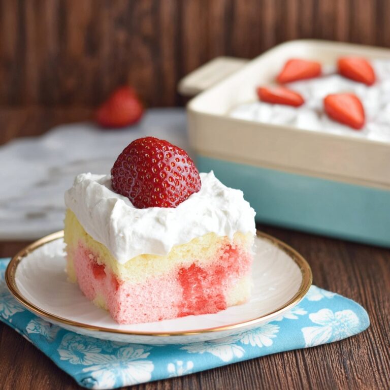 Strawberry Poke Cake Recipe