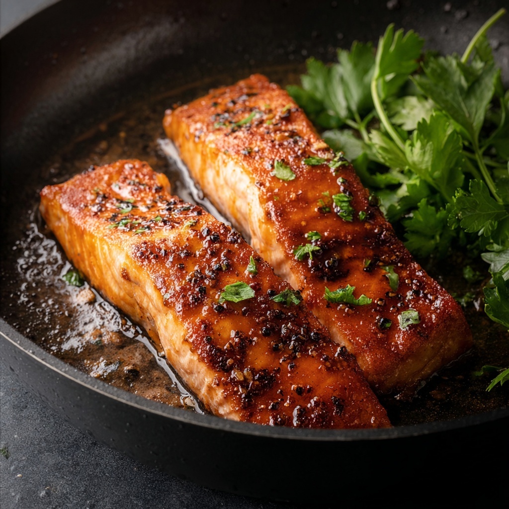 Honey Glazed Salmon Recipe - Recipe Image