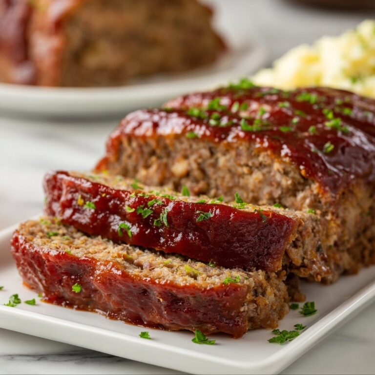Bacon-Wrapped Meatloaf with Sweet Balsamic Glaze Recipe