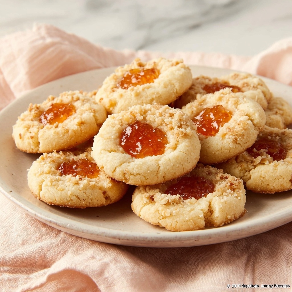 Apricot Thumbprint Cookies Recipe - Recipe Image