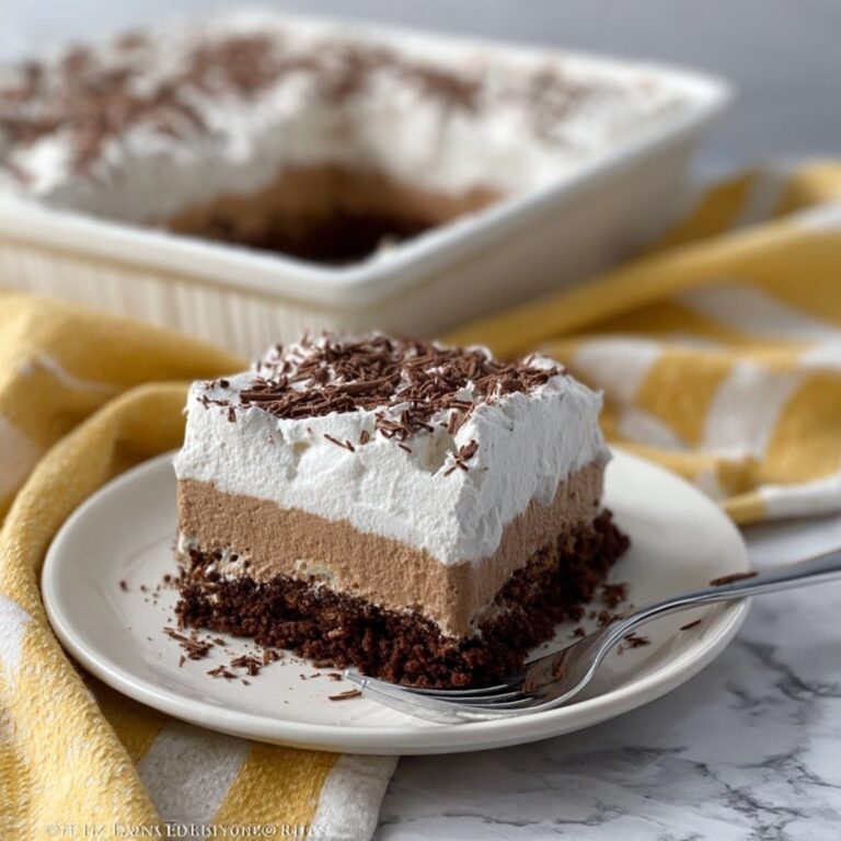 French Silk Brownies with Cream Cheese and Chocolate Topping Recipe