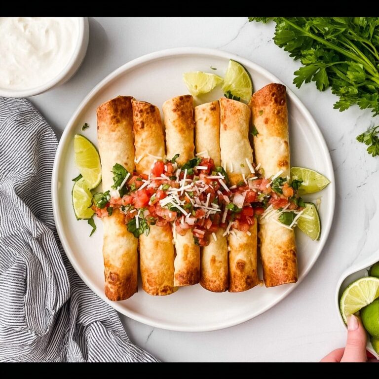 Air Fryer Chicken Taquitos Recipe