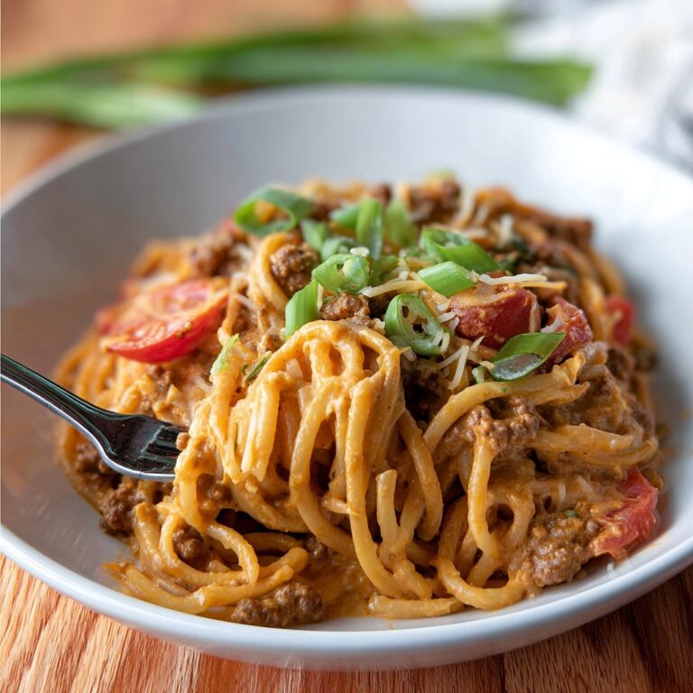 Cheesy Taco Spaghetti Bake Recipe