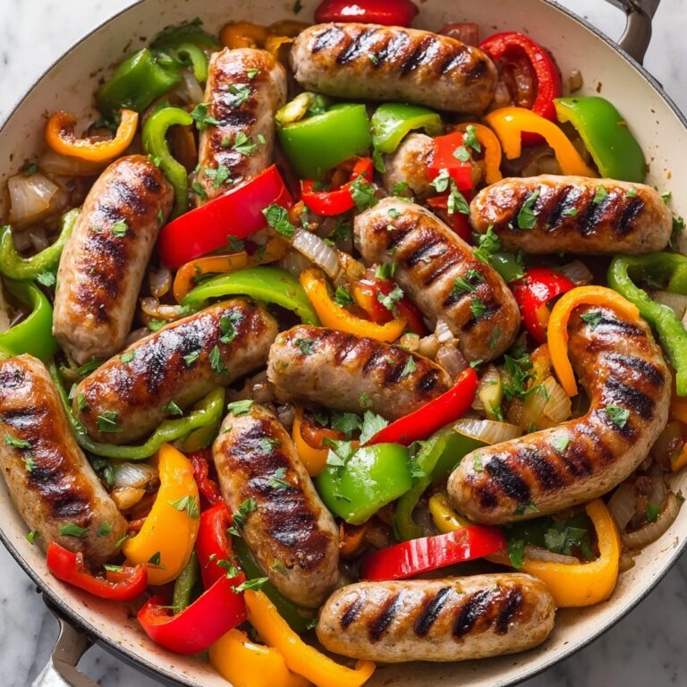 Chicken Sausage and Bell Peppers Skillet Recipe