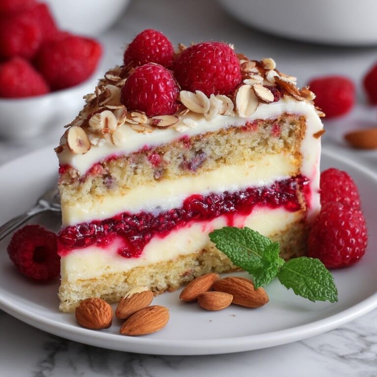 Raspberry Almond Cake Recipe