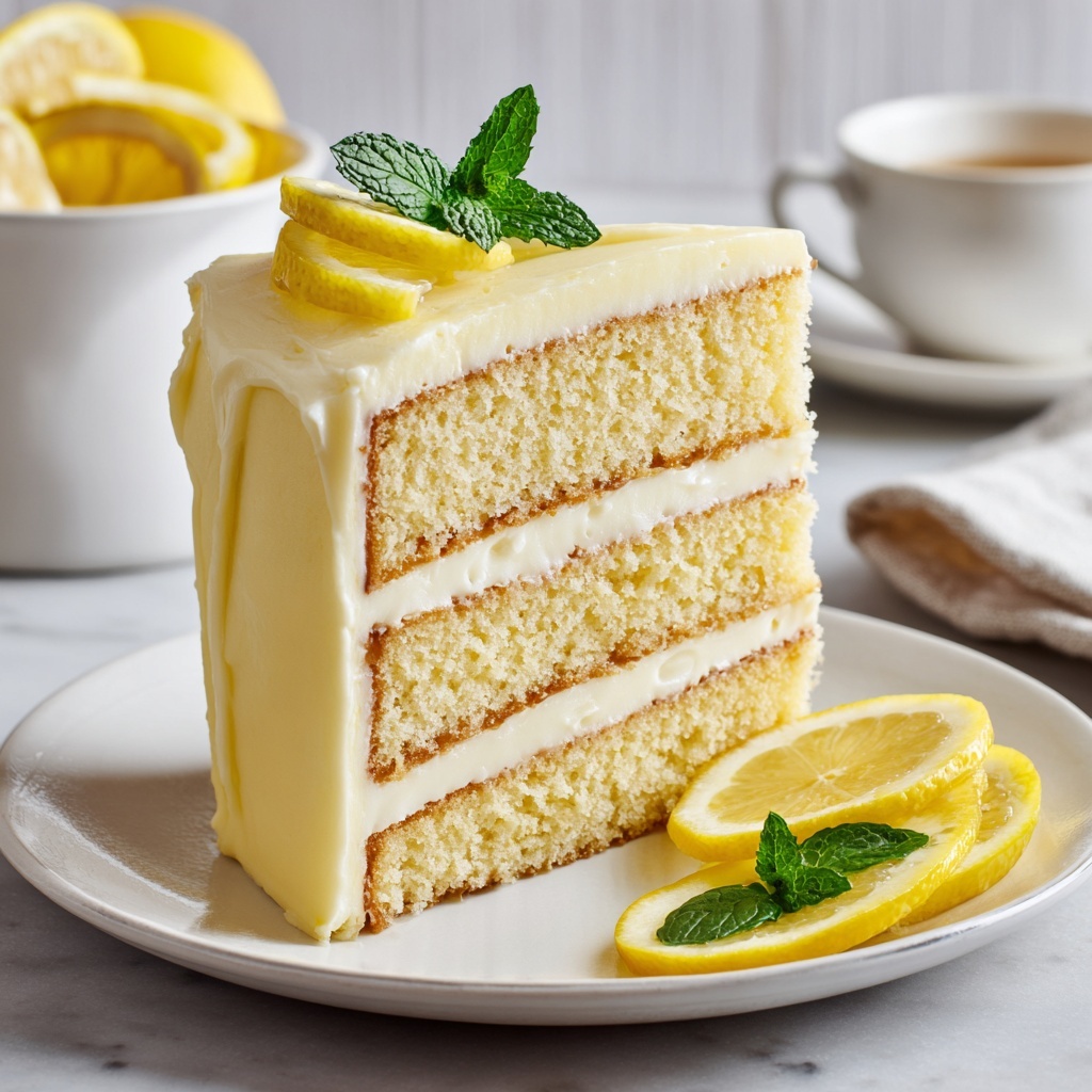 Lemon Chiffon Cake Recipe - Recipe Image