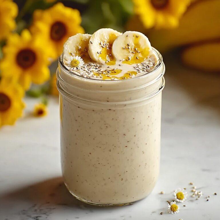 Banana Chamomile Tea Smoothie for Relaxation Recipe