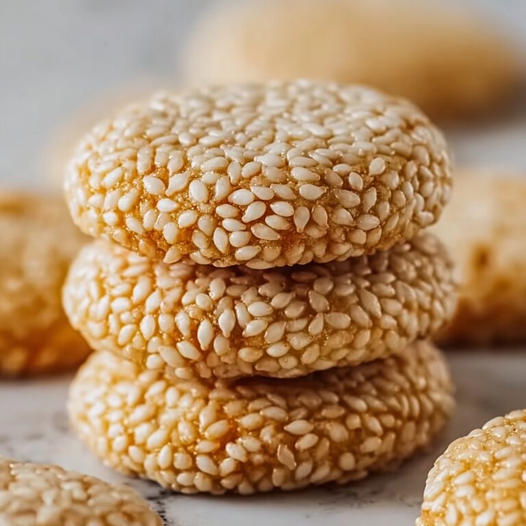 Irresistibly Chewy Sesame Honey Cookies Recipe