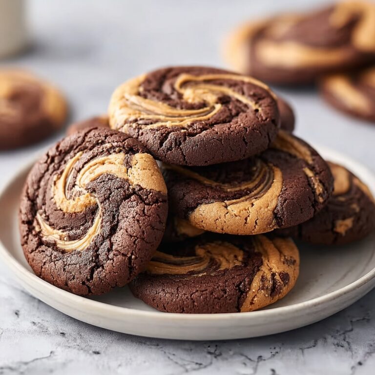 Irresistibly Gooey Chocolate Peanut Butter Swirl Cookies Recipe