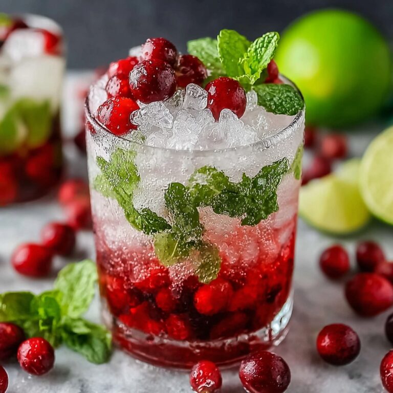 Holiday Cranberry Mojito Recipe