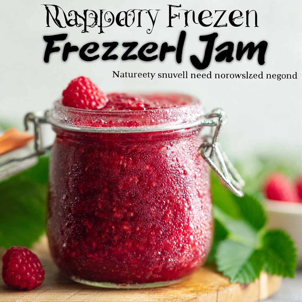 Freezer Raspberry Jam Recipe - Recipe Image