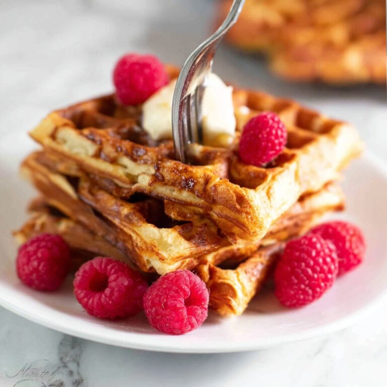 Banana Oatmeal Waffles Recipe